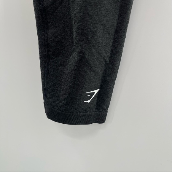 GYMSHARK VITAL SEAMLESS LEGGINGS IN DEEP CHARCOAL MARL SIZE MEDIUM - Picture 6 of 7